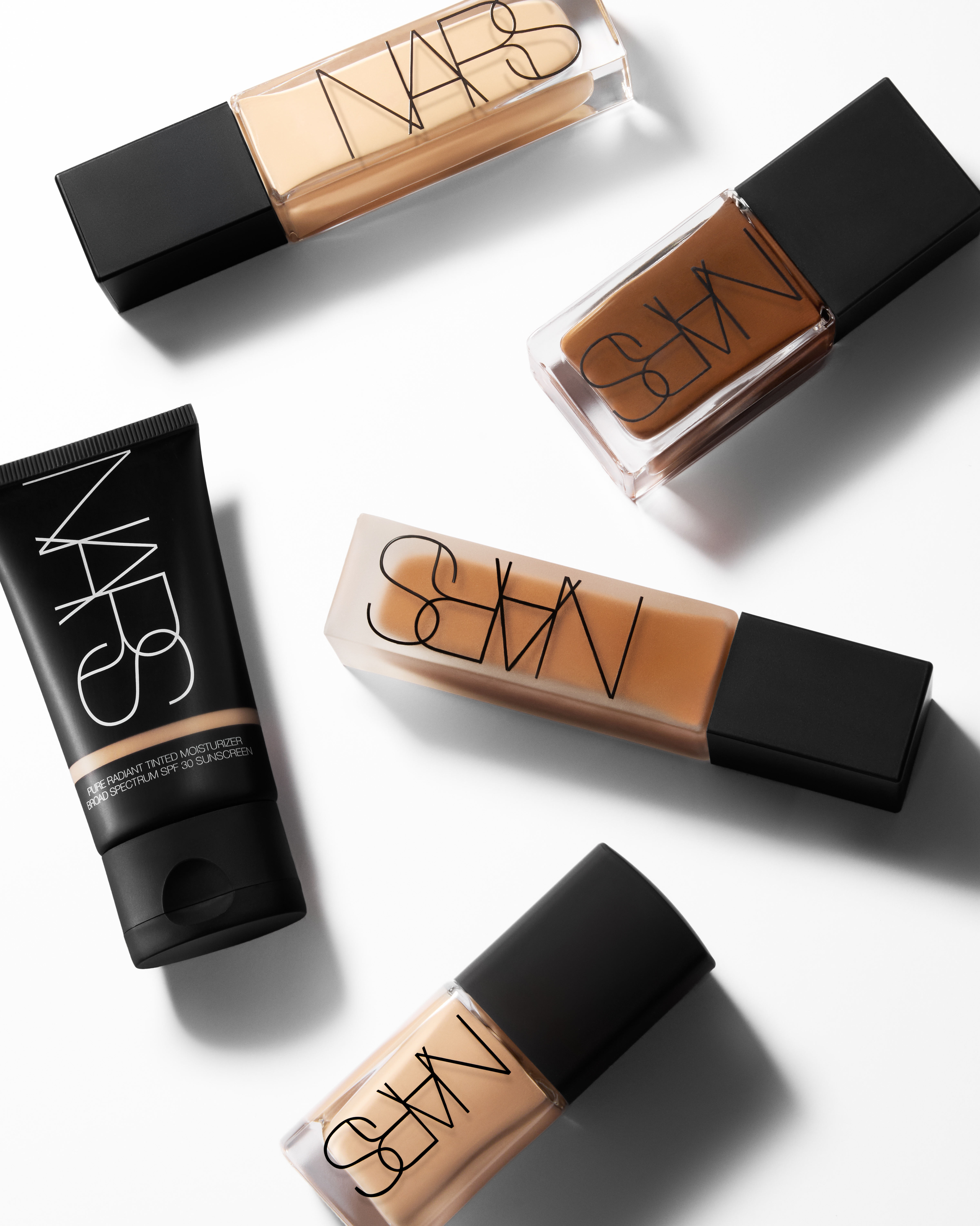 NARS COMPLEXION PRODUCT STILL LIFE