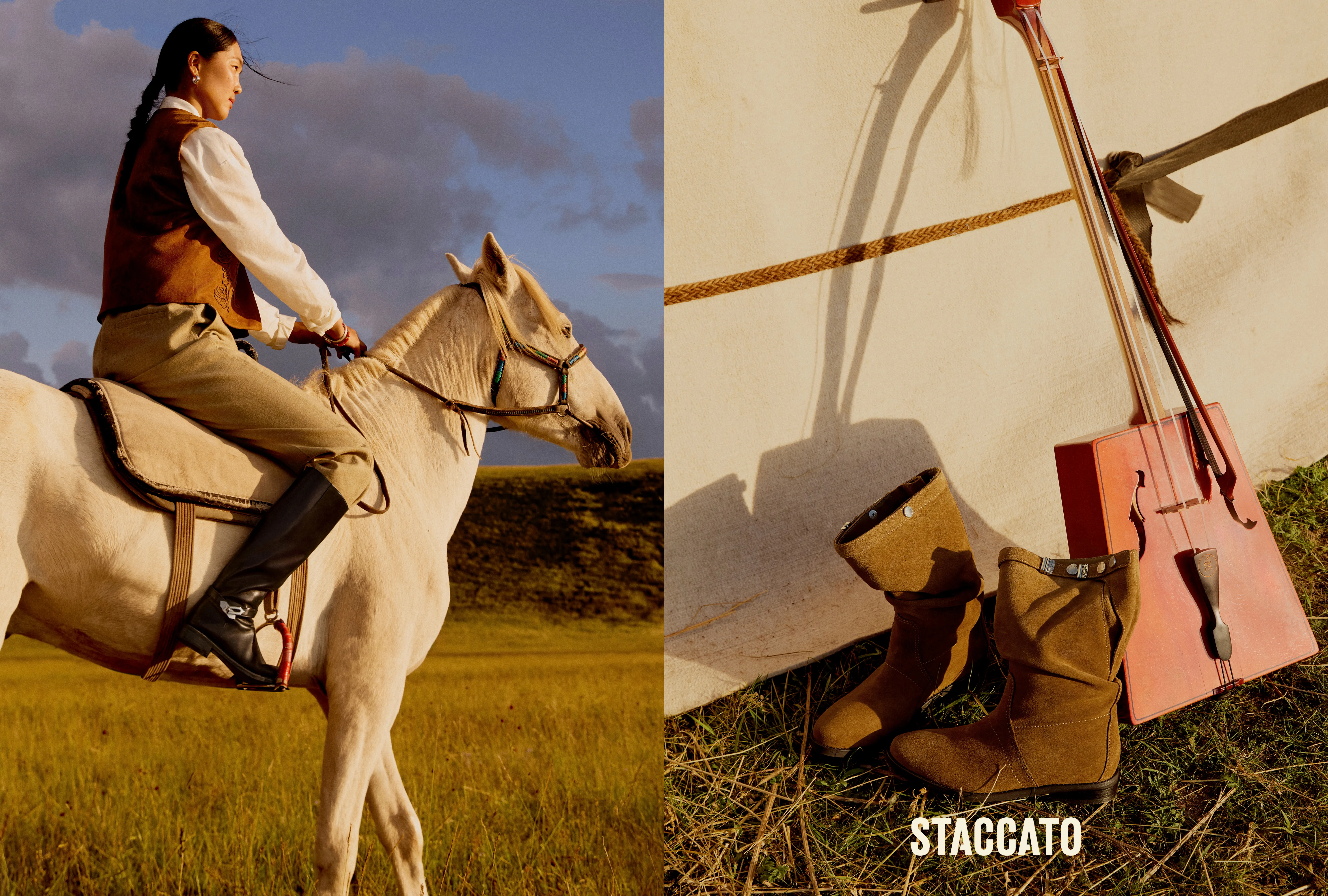 STACCATO KNIGHT BOOT COLLECTION CAMPAIGN IMAGE