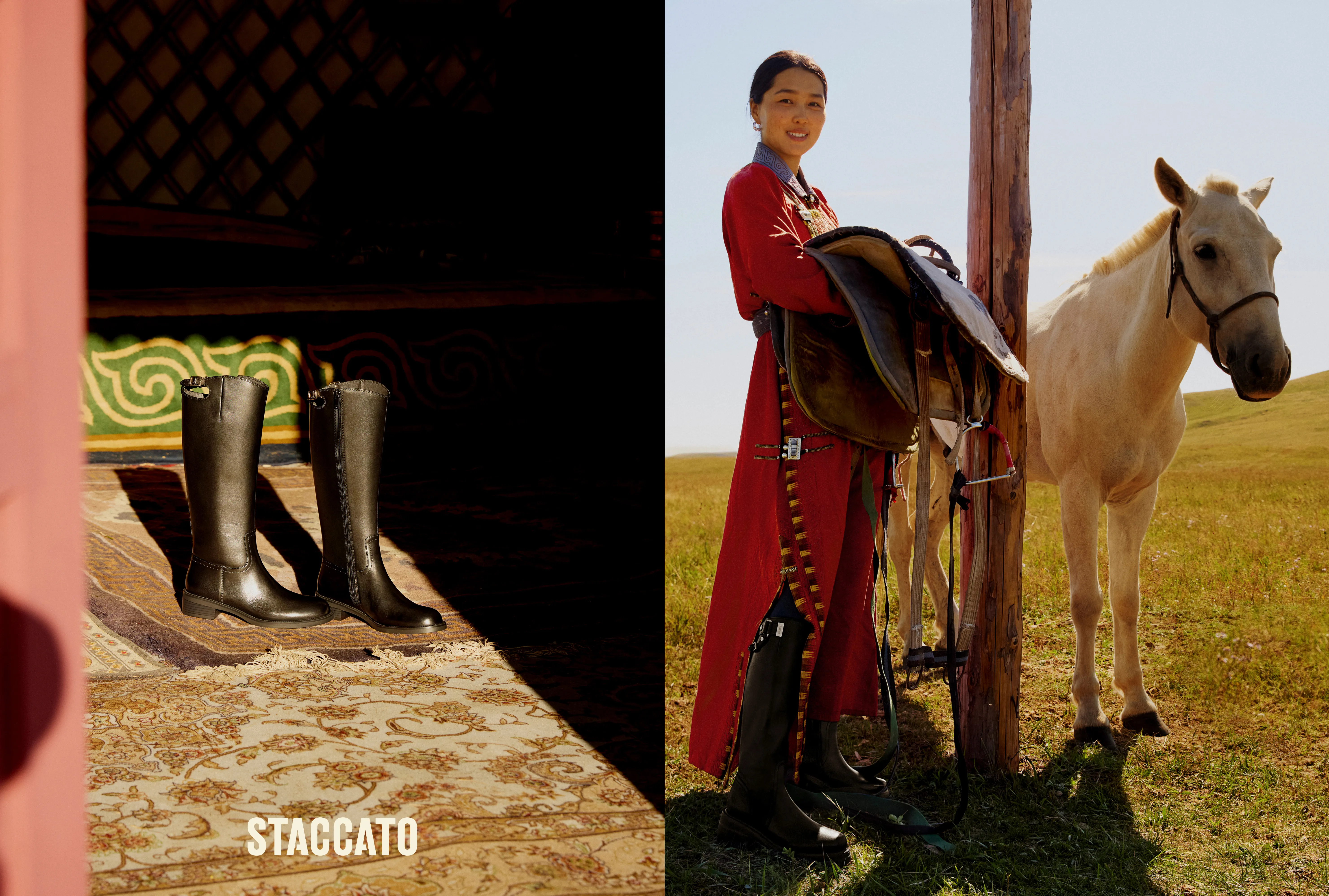 STACCATO KNIGHT BOOT COLLECTION CAMPAIGN IMAGE
