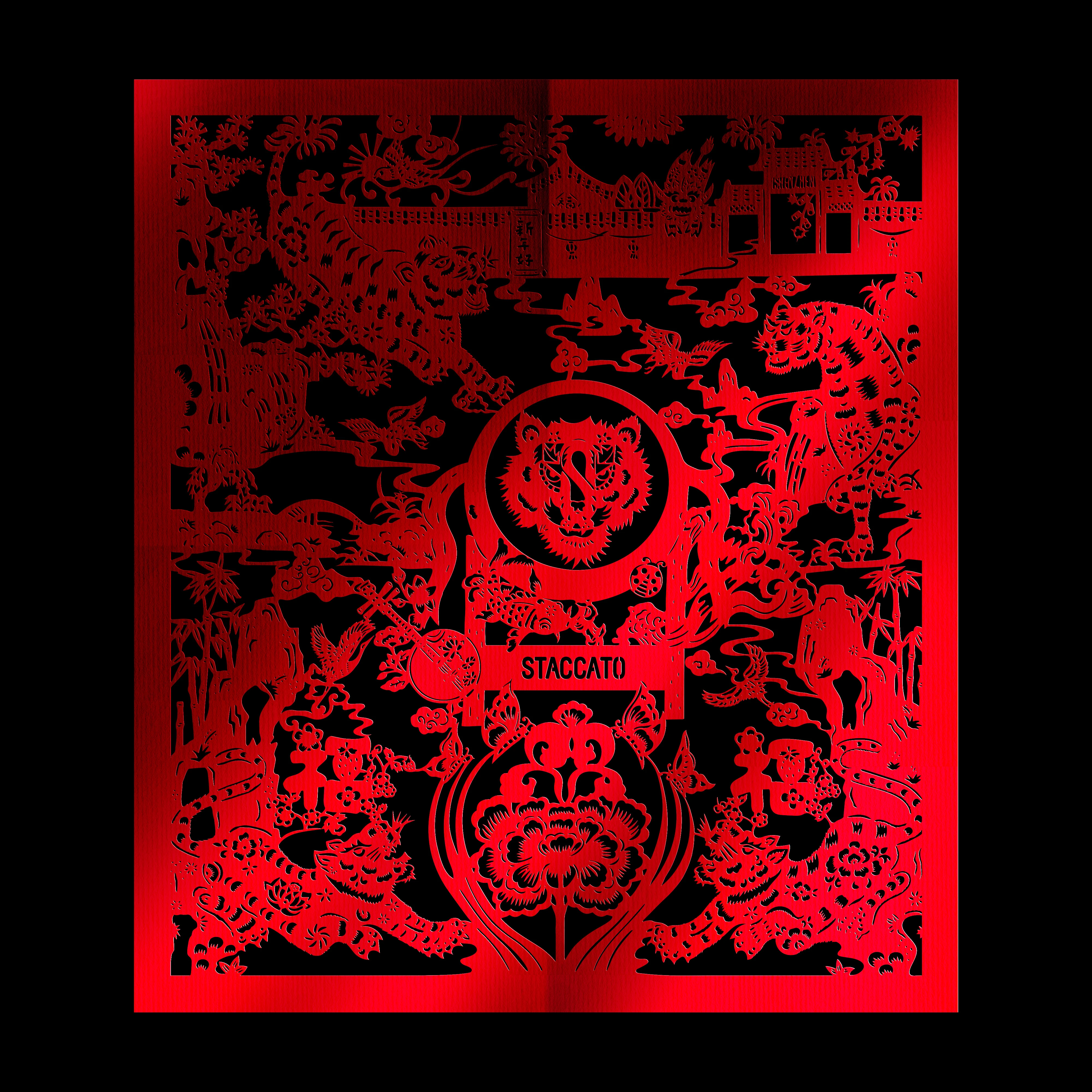 Paper cut mockup