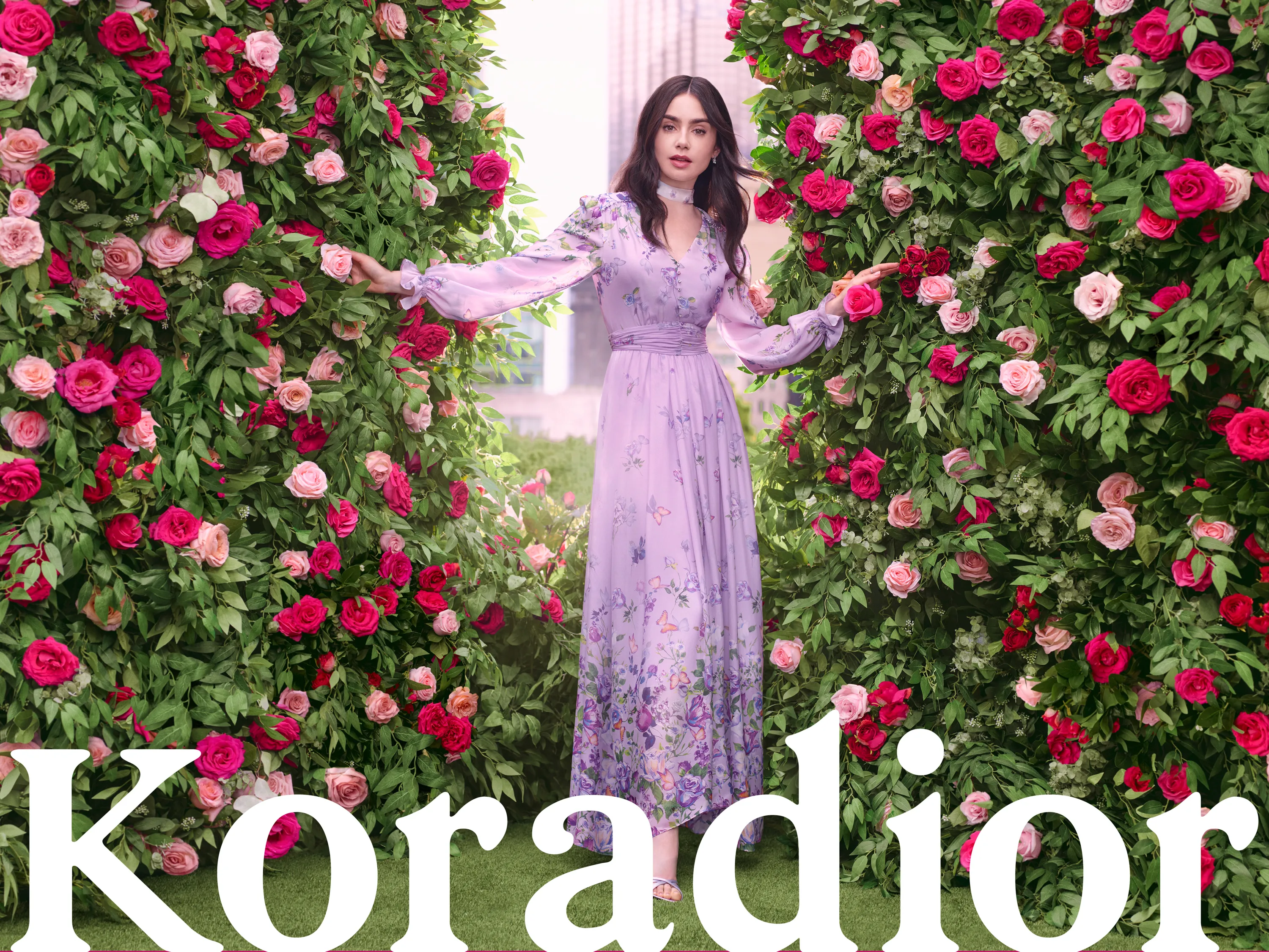 KORADIOR SS 2025 CAMPAIGN WITH ACTRESS LILY COLLINS