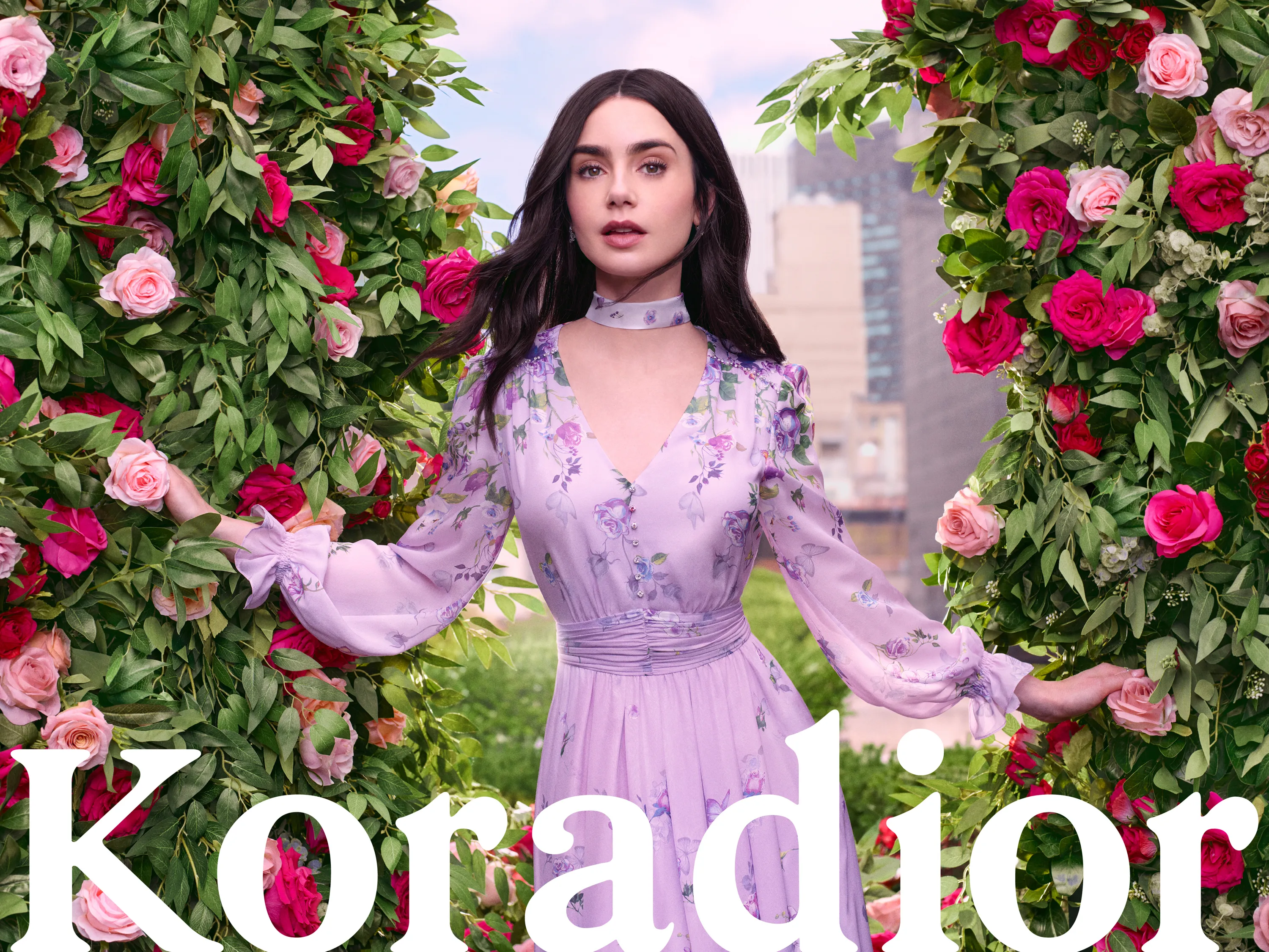 KORADIOR SS 2025 CAMPAIGN WITH ACTRESS LILY COLLINS