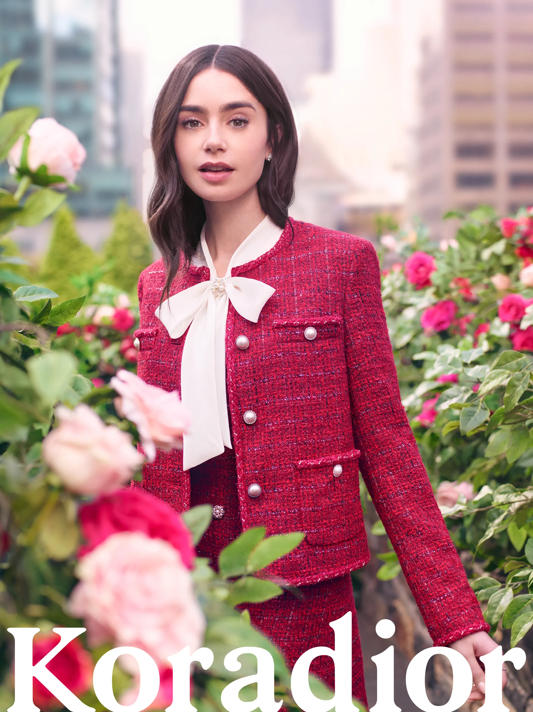 KORADIOR SS 2025 CAMPAIGN WITH ACTRESS LILY COLLINS